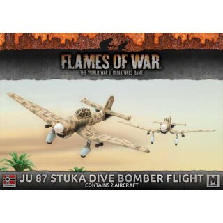 Afrika Korps ju 87 Stuka Dive Bomber Flight