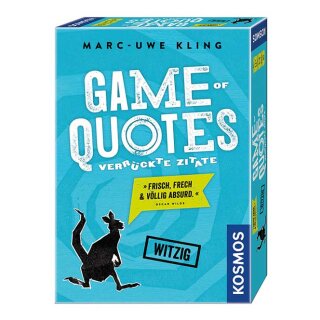 Game of Quotes - Verr&uuml;ckte Zitate (DE)
