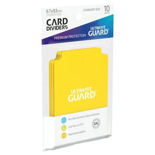 Ultimate Guard Card Divider Standard Size Gelb (10)