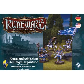 ** % SALE % ** Runewars The Miniatures Game - Kommandoeinheiten der Daqan-Infanterie Erweiterung (DE|EN)
