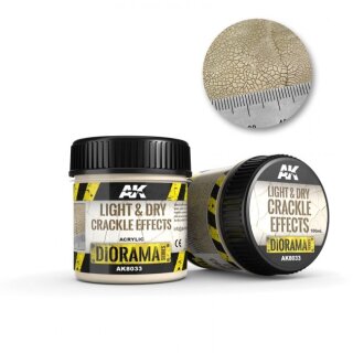 AK Light and Dry Crackle Effects 100ml (Acryl)
