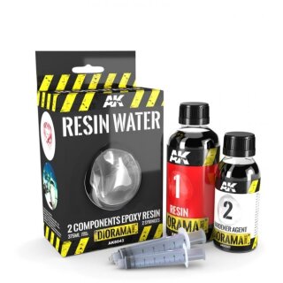 AK Resin Water 2-Components Epoxy Resin 375ml (Emaillie)