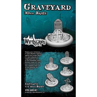 Malifaux: Graveyard 30mm Bases