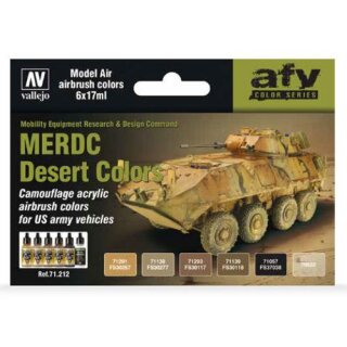 Vallejo Model Air: Model Air Set MERDC Desert Colors (6)