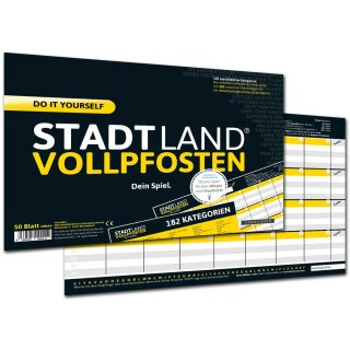 Stadt Land Vollpfosten - Do It Yourself-Edition (DINA4-Format) (DE)