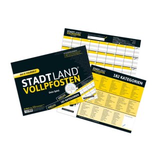 Stadt Land Vollpfosten - Do It Yourself-Edition (DINA4-Format) (DE)