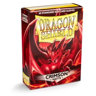 Schutzh&uuml;llen Dragon Shield Matte: Crimson (60 St&uuml;ck)
