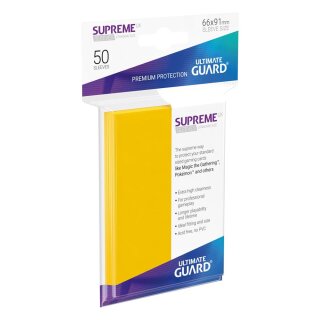 Supreme UX Sleeves Standard Size Gelb (50)