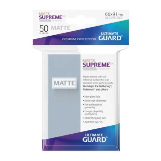 Supreme UX Sleeves Standard Size Matte Clear (50)