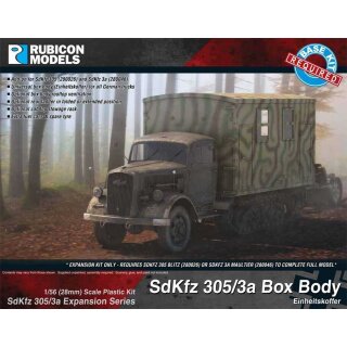 Sd.Kfz. 305/3a Box Body expansion kit (Einheitskoffer)