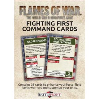 Flames of War Fighting First Command Cards (EN)