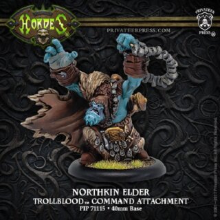 Trollbloods Northkin Elder Trollblood Command Attachment (resin)