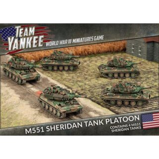 US M551 Sheridan Tank Platoon