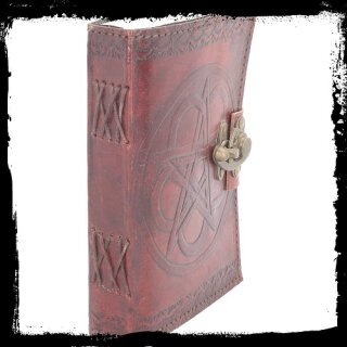 Pentagram Leather Embossed Journal &amp; Lock
