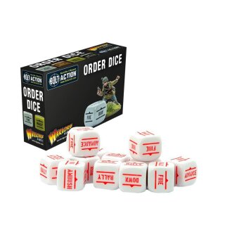 Orders Dice Pack - White (12)