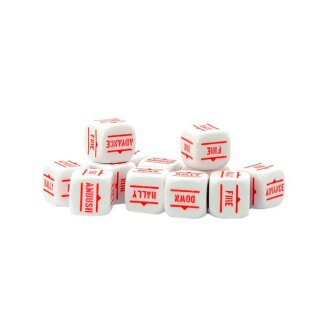Orders Dice Pack - White (12)