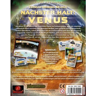 Terraforming Mars: N&auml;chster Halt: Venus (DE)