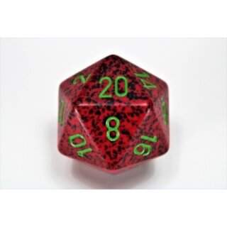 Speckled Strawberry 34mm d20 Dice
