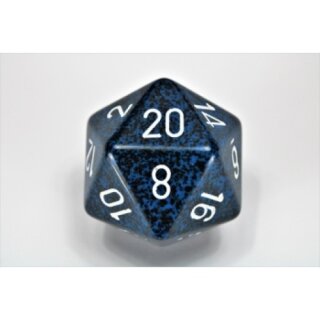 Speckled Stealth 34mm d20 Dice