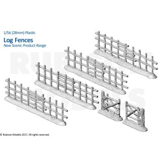 Log Fence Set