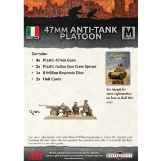 Italian 47mm Anti-tank Platoon