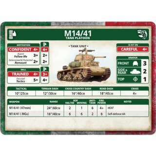 Italian M14/41 Tank Platoon