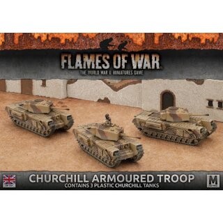 Armoured Fist Churchill Armoured Troop (Plastic)