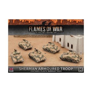 Armoured Fist Sherman Armoured Troop (Plastic)