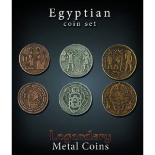 Legendary Metal Coins - Egyptian Set (24)