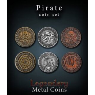 Legendary Metal Coins - Pirate Coin Set (24)