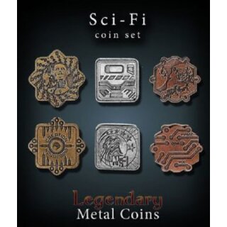 Legendary Metal Coins - Sci-Fi Set (24)