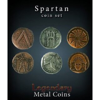 Legendary Metal Coins - Spartan Set (9)