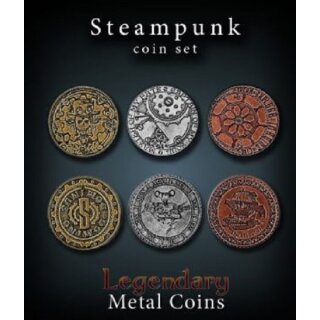 Legendary Metal Coins - Steampunk Set (24)