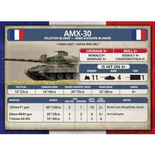 French AMX-30 Tank Platoon