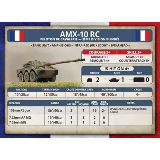 French AMX-10 RC Recce Platoon