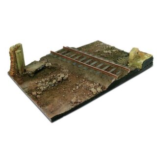 ** % SALE % ** Scenics Diorama Bases: 31x21 Country road cross with railway