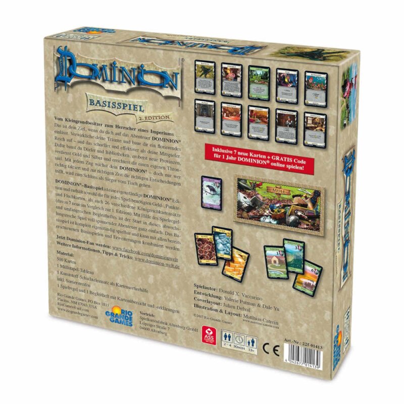 Dominion Basisspiel 2. Edition (DE) FantasyWelt.de