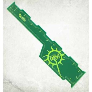 Hammer Battle Ruler 9&quot; [green] (1)