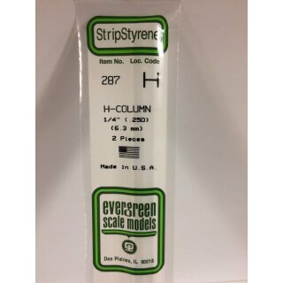 Evergreen PS-287 H-Profil 6,3 mm