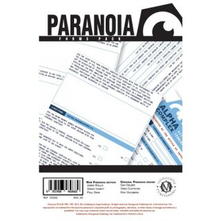 Paranoia: Forms Pack (EN)