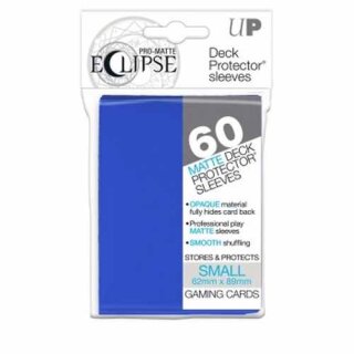 UP - Small Sleeves PRO-Matte Eclipse Pacific Blue (60 Sleeves)