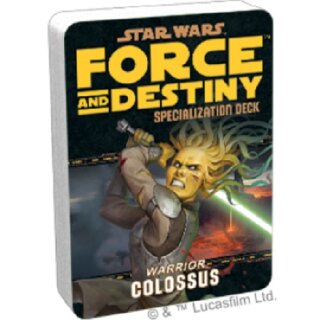 Star Wars RPG: Force and Destiny Colossus Specialization Deck (EN)