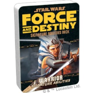 Star Wars RPG: Force and Destiny Warrior Signature Abilities Specialization Deck (EN)