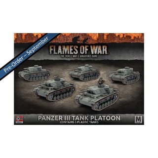 Panzer III Platoon (plastic)