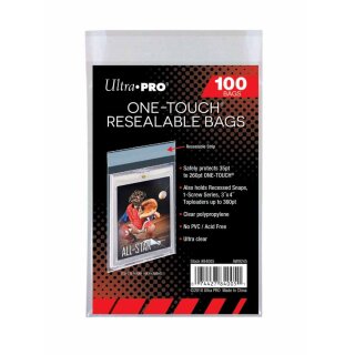 UP - Standard Sleeves One Touch Resealable Bags (100 Bags)