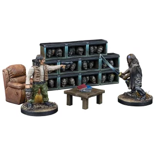 The Walking Dead: All Out War - The Governors Trophy Room Collectors Resin Set (EN)