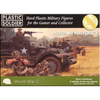 REINFORCEMENTS 15mm WW2 Allied M5 Halftrack (1)