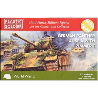 REINFORCEMENTS 1:72 German Panther Ausf A with Zimmerit Easy Assembly (1)