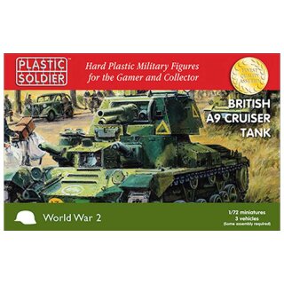 REINFORCEMENTS 1:72 British A9 Cruiser Tank (1)