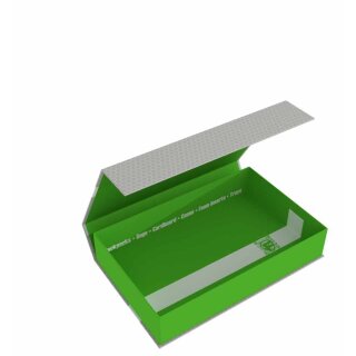 Feldherr Magnetbox gr&uuml;n Half-Size 55 mm leer